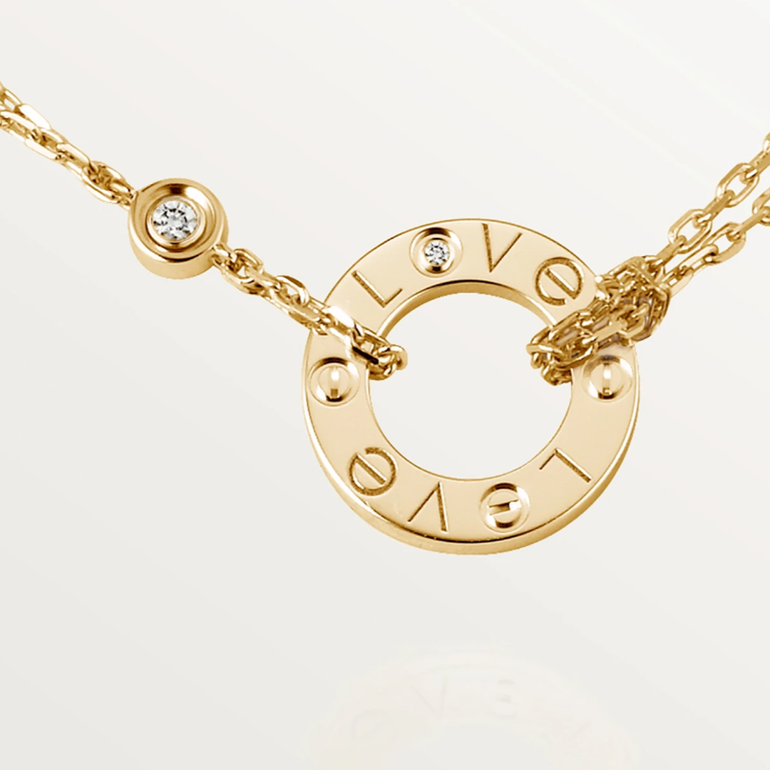 Ava Love Halskette – 2 Diamanten