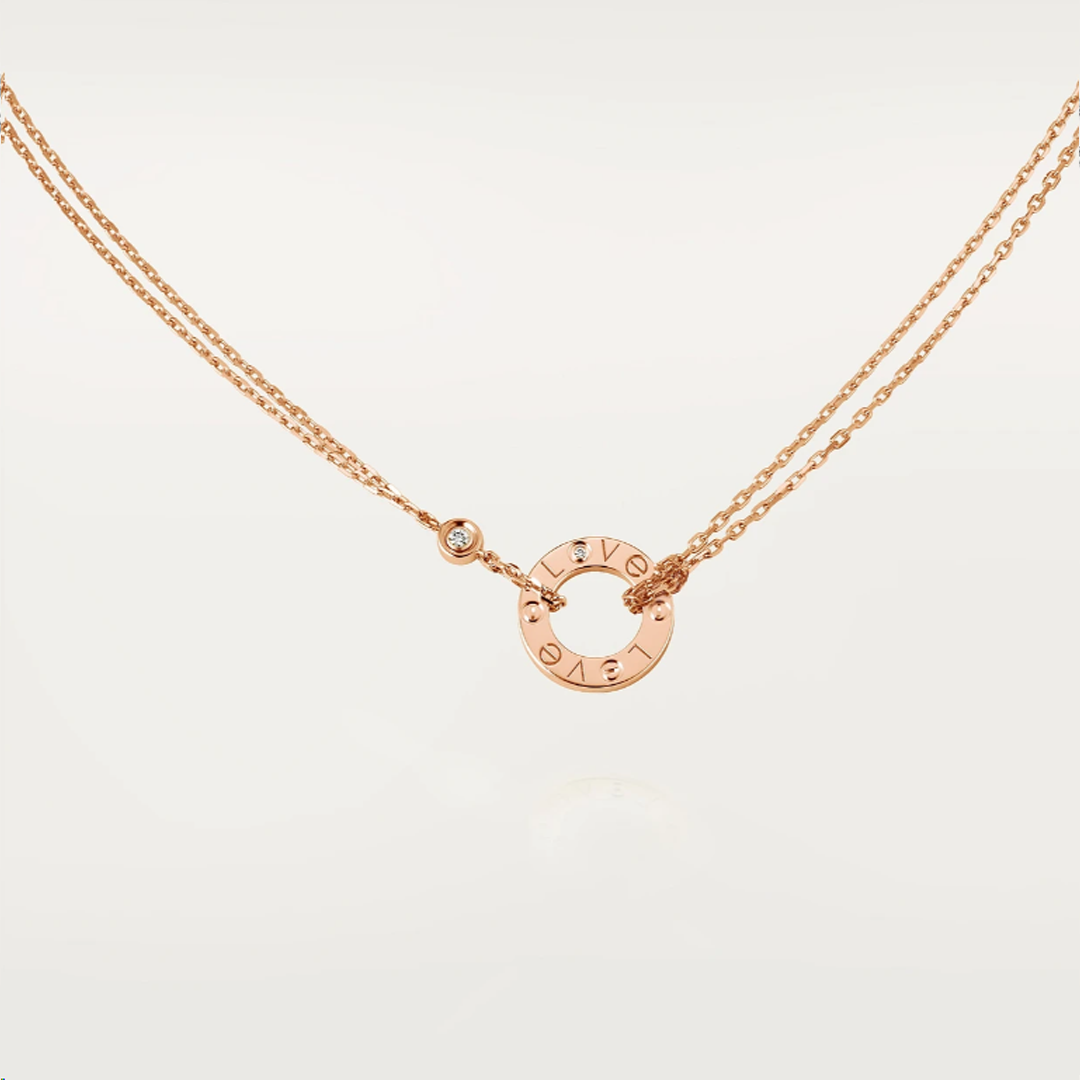 Ava Love Halskette – 2 Diamanten