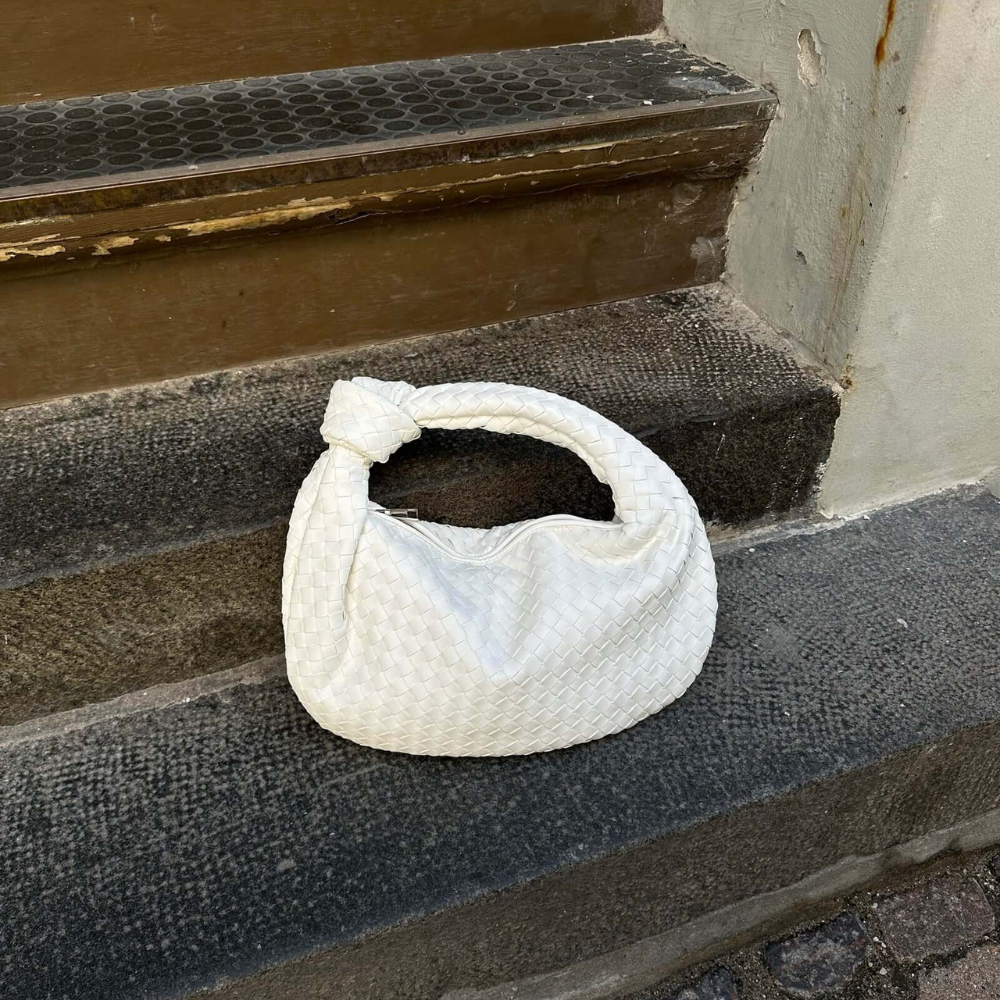 Leona Gewebte Tasche, mittelgroß