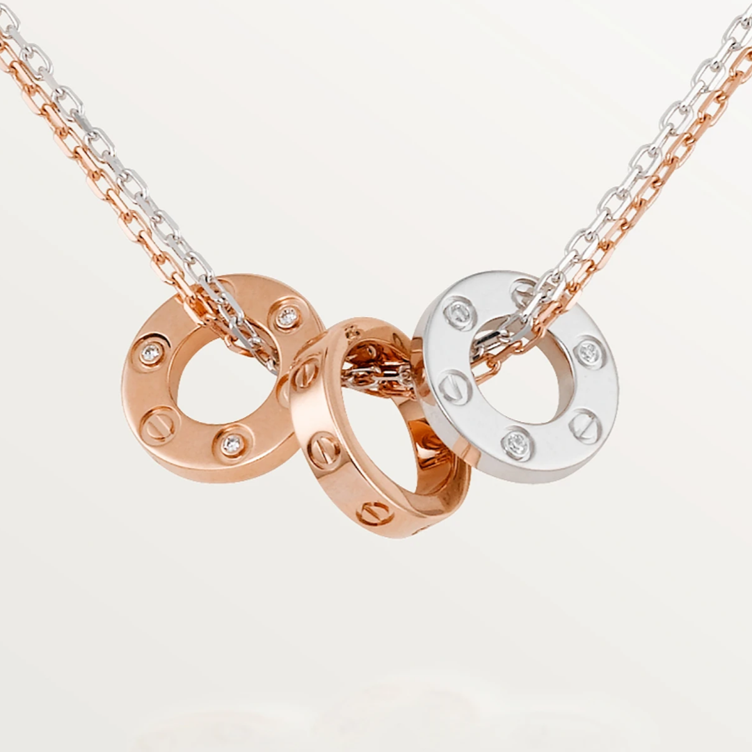 Ava Love Halskette – 6 Diamanten