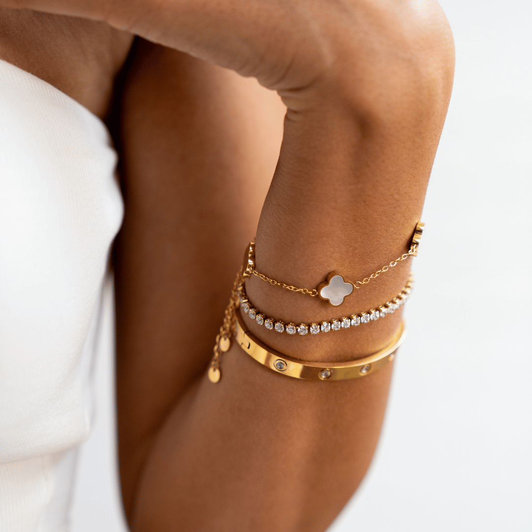 Weißklee-Armband