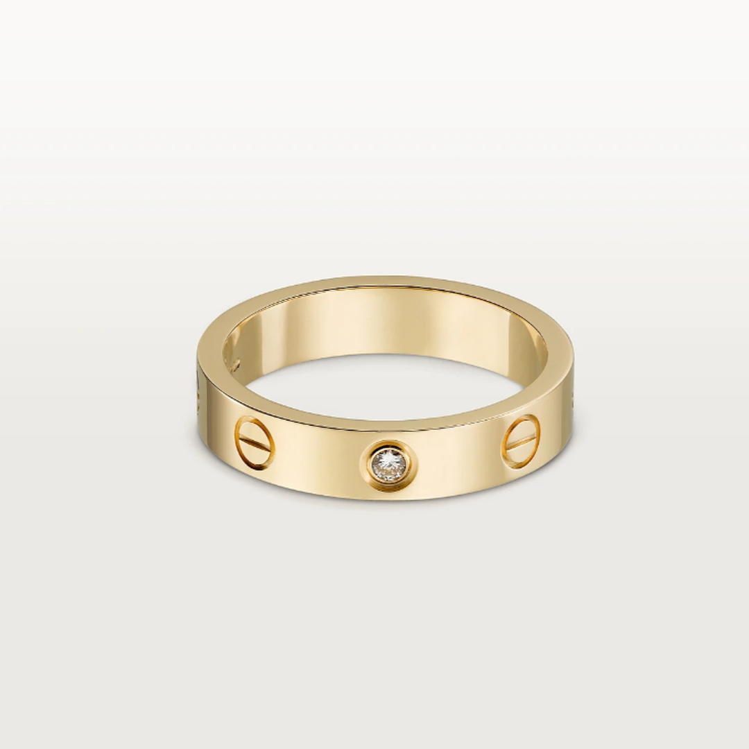 Liebesring - 1 Diamant