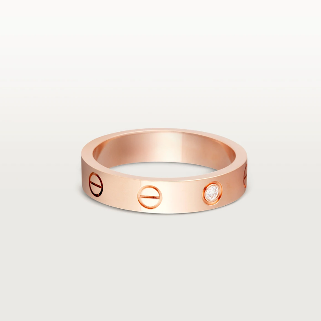 Liebesring - 1 Diamant