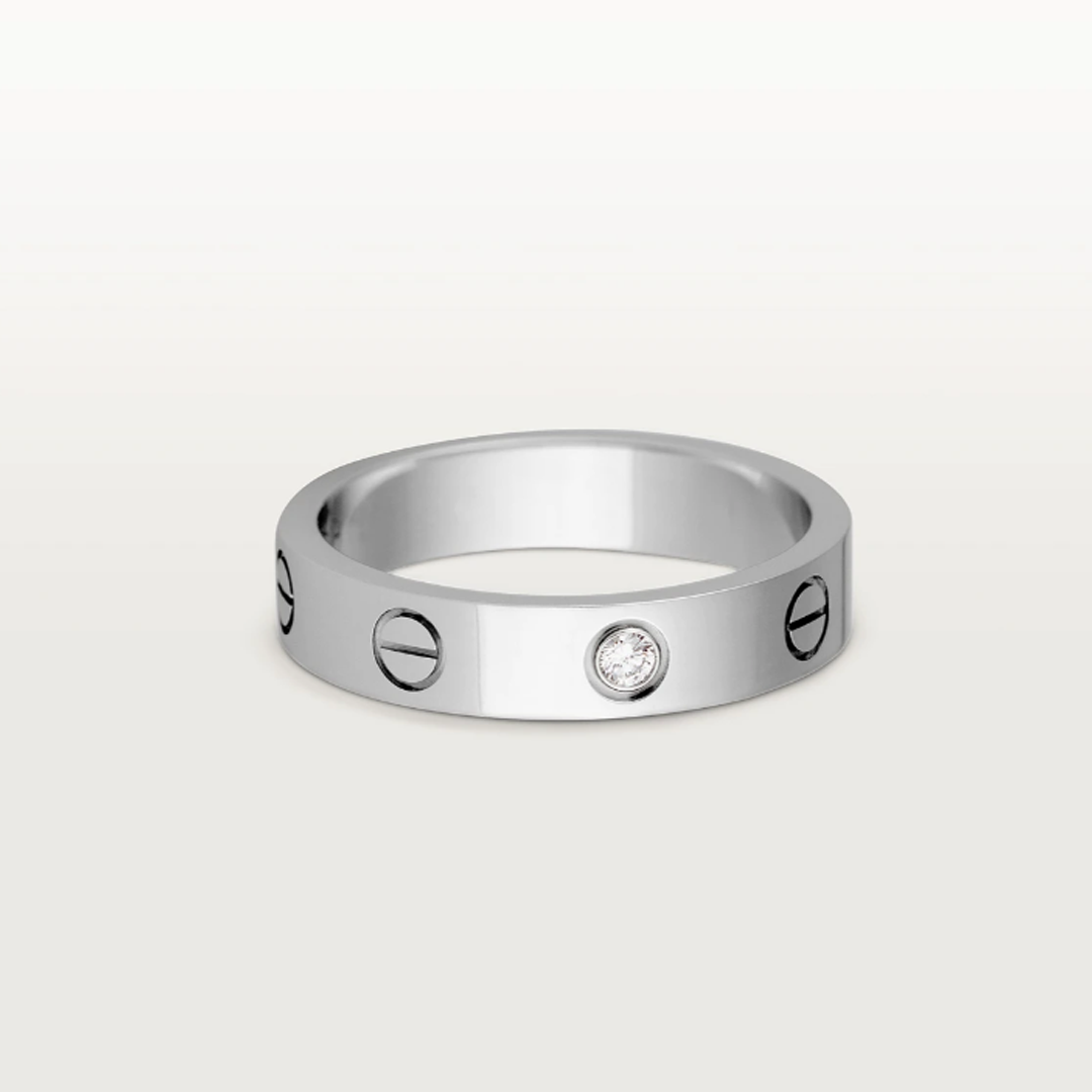 Liebesring - 1 Diamant