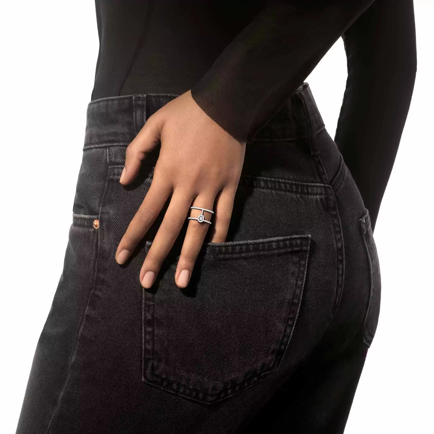 Tia Lagenring mit Diamanten