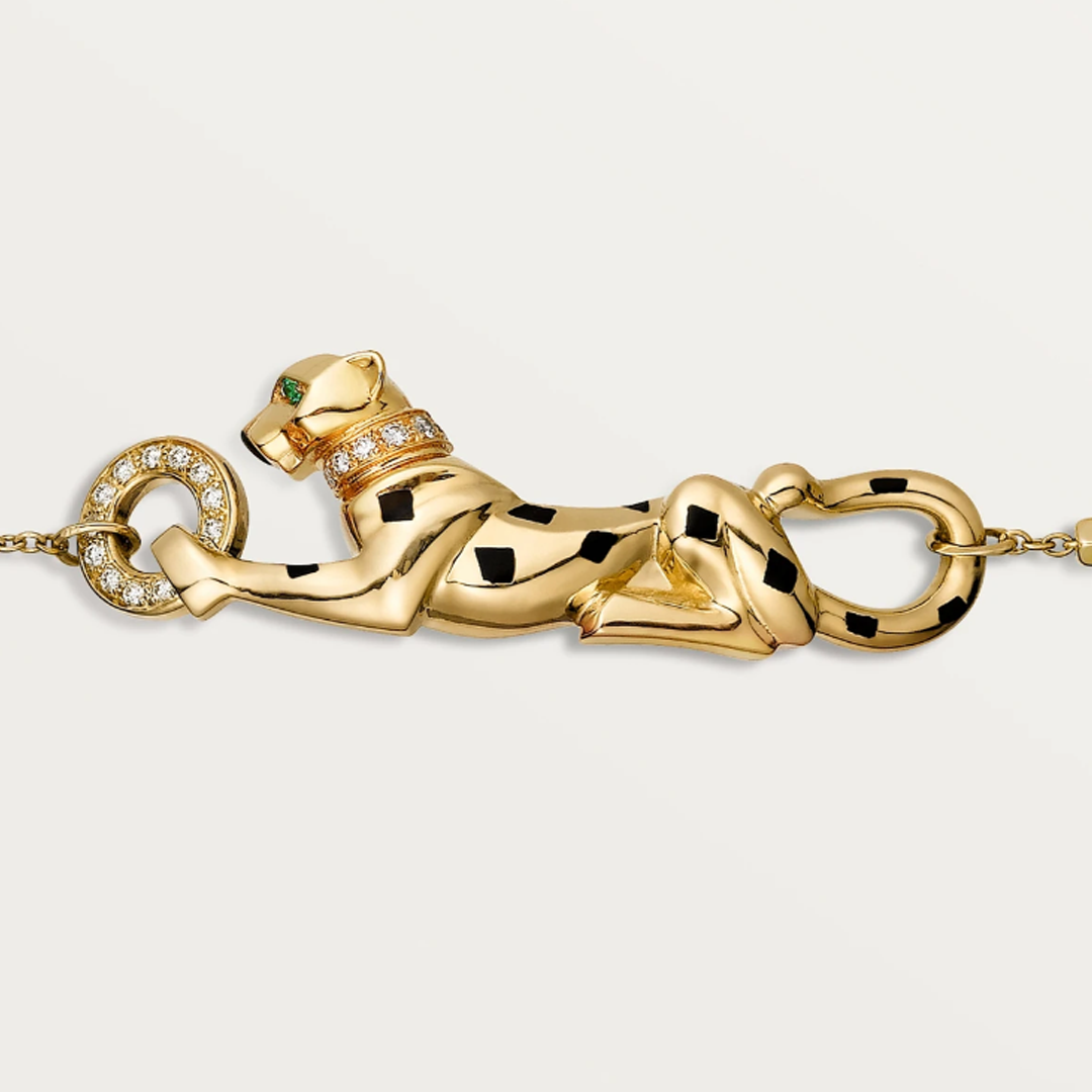 Panther-Bernsteinarmband