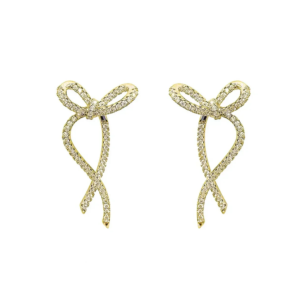 Marta Ribbon Ohrringe - Gold