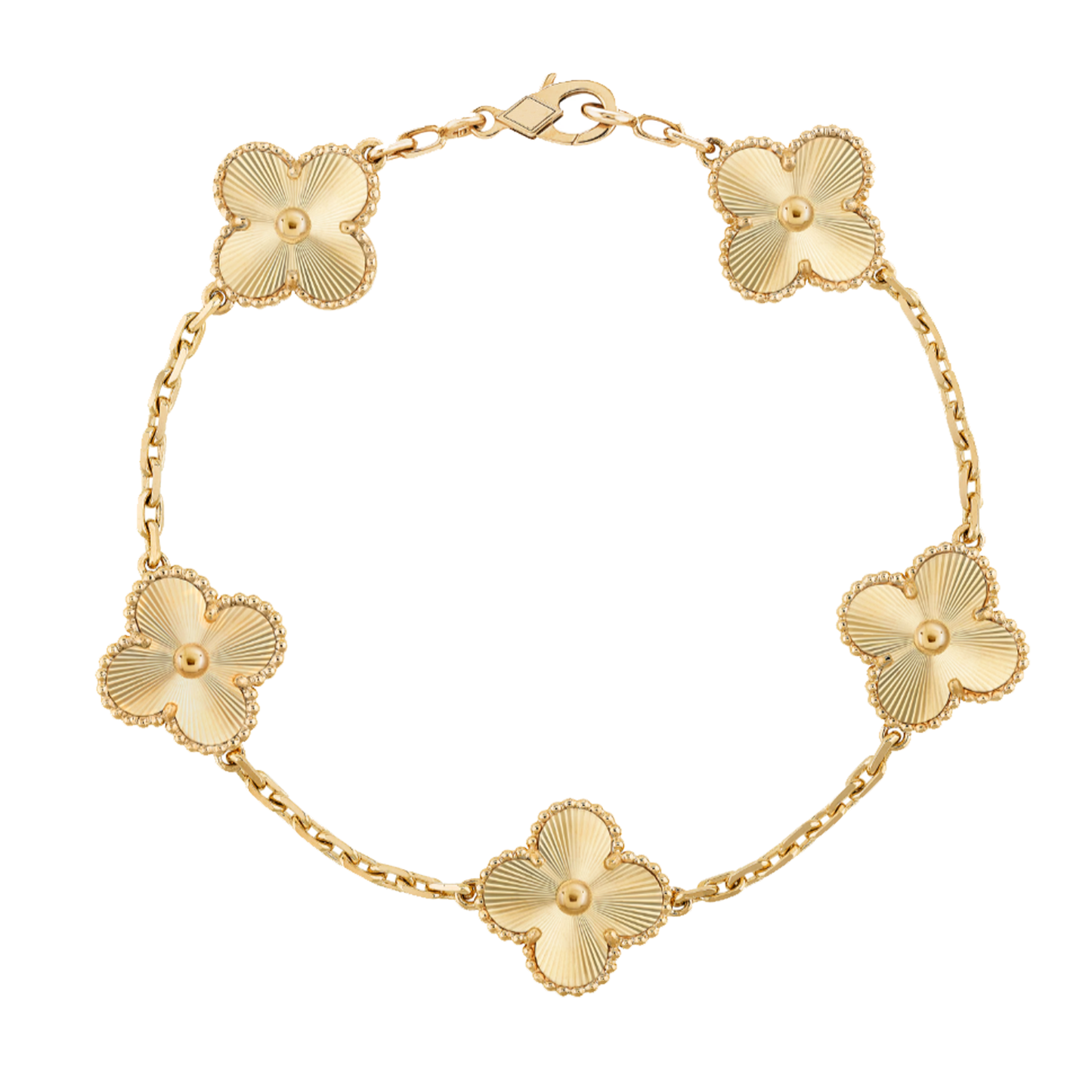 Bernsteinarmband - Gold / Muster