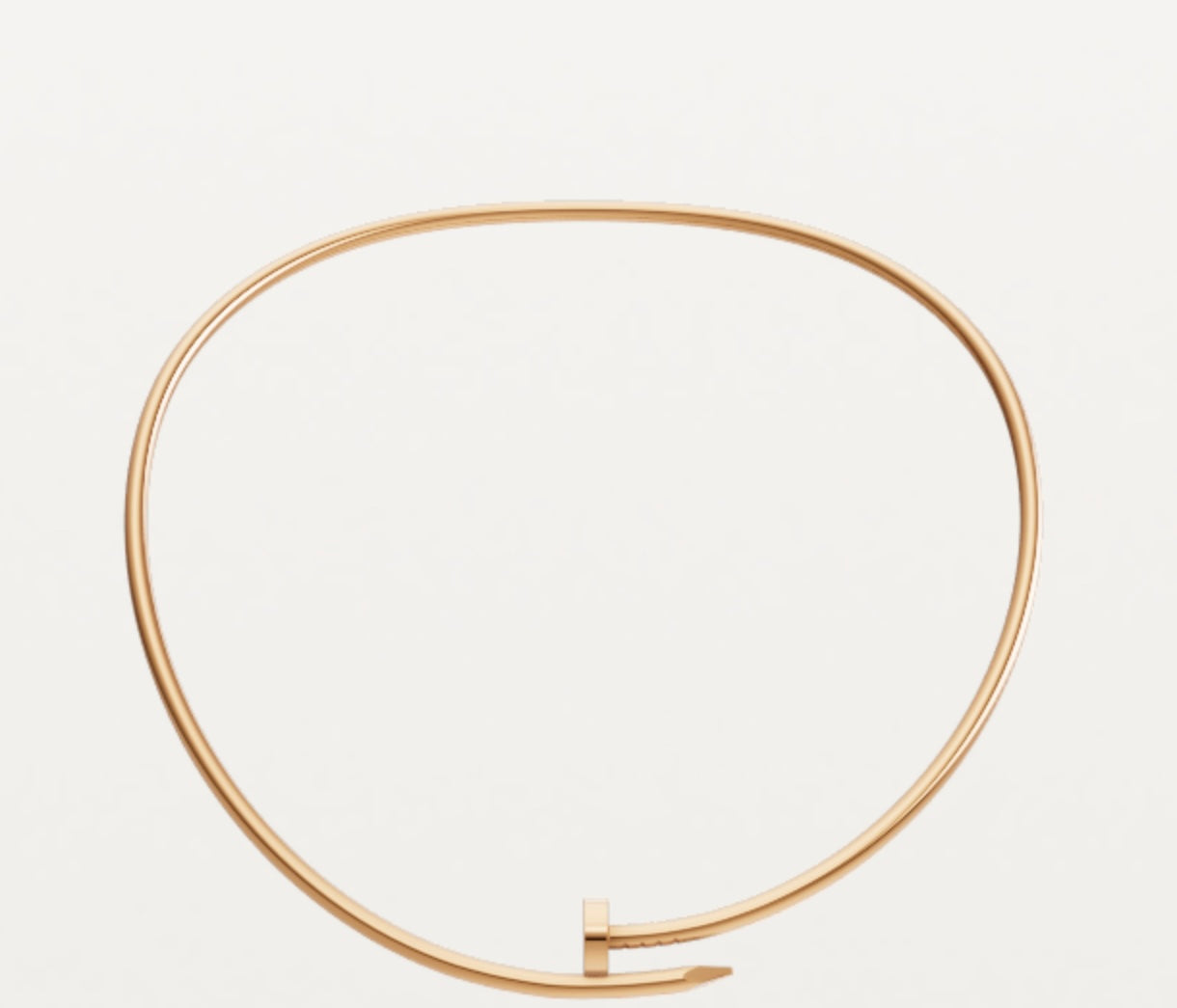 Asche Halskette - Gelbgold
