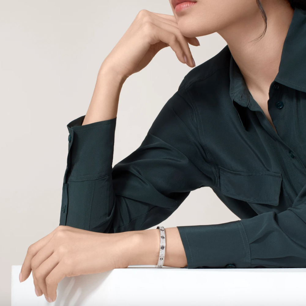 Ava Diamantarmband - Silber