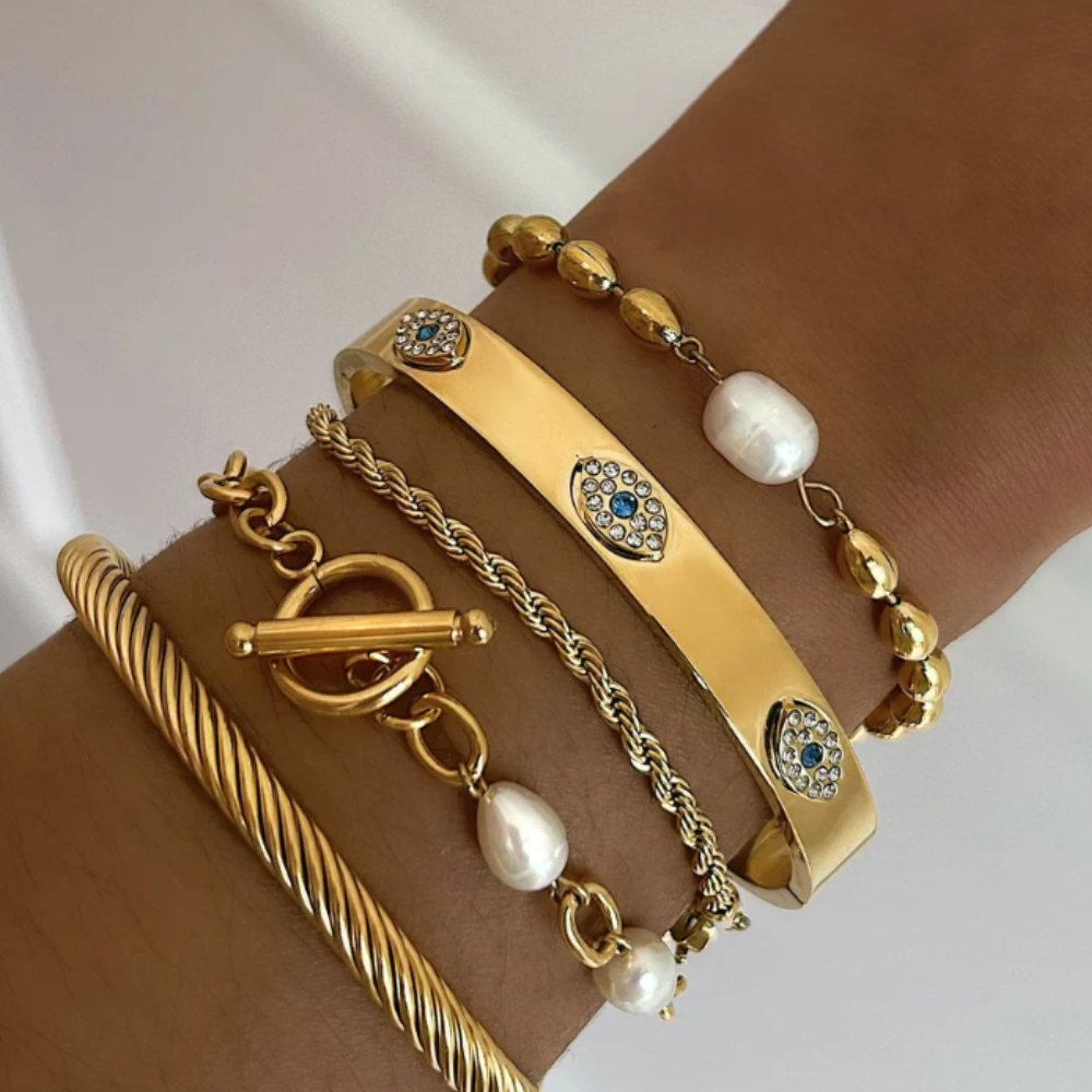 Topas Armband - Gold