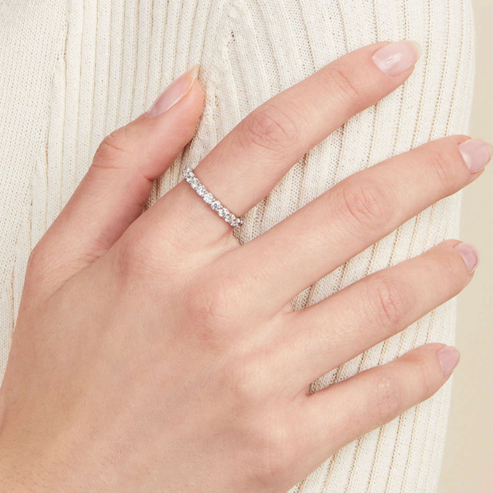 Abby Klassischer Ring - Silber