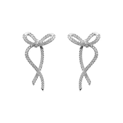 Marta Ribbon Ohrringe - Silber