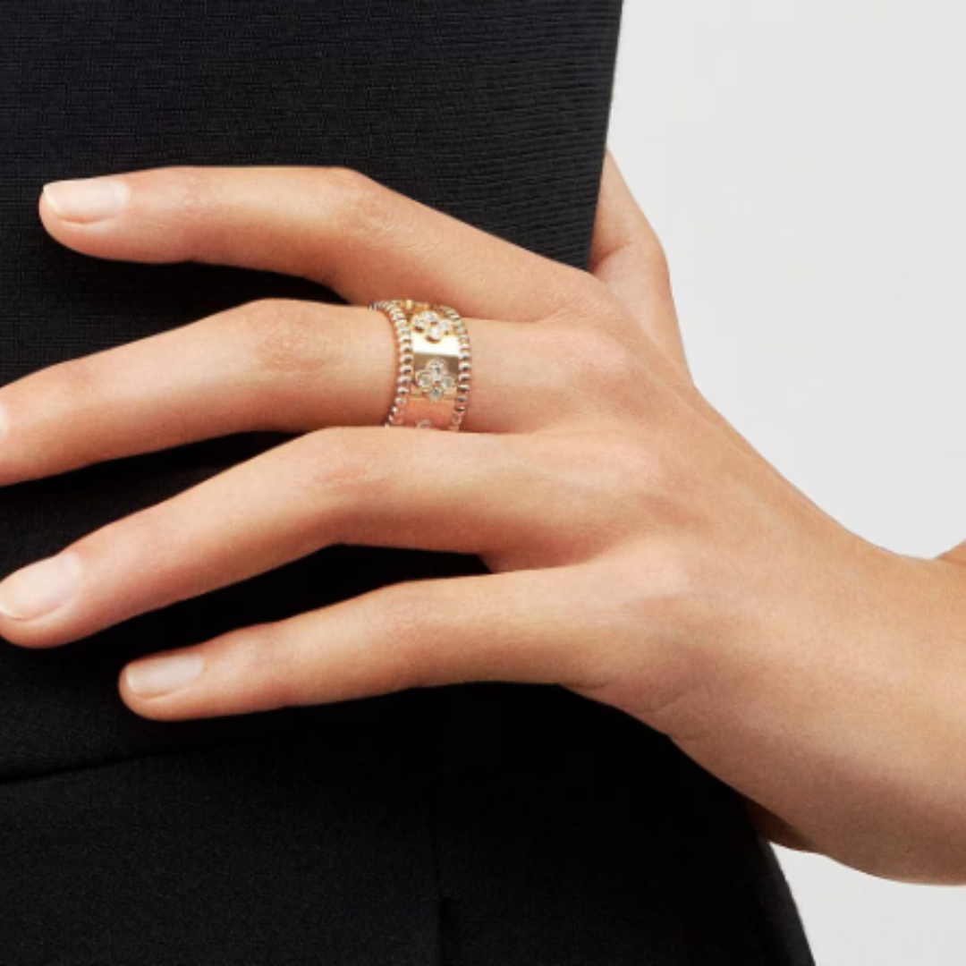 Abby Ring - Diamant / Rosa