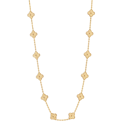 Coki Lange Melli-Halskette - Gold