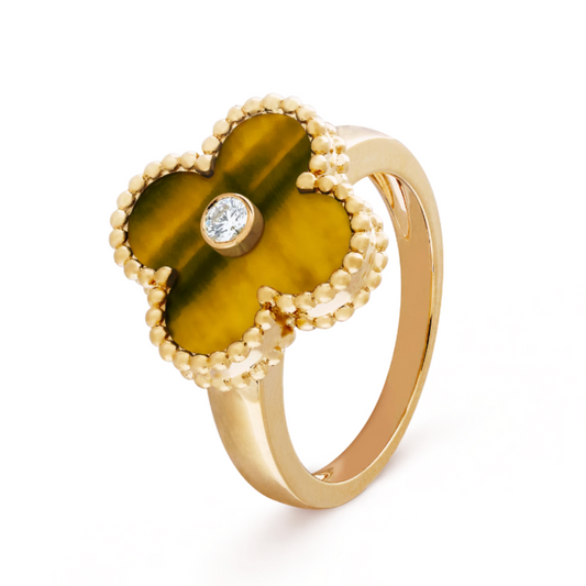 Bernsteinring - Orange / Gold