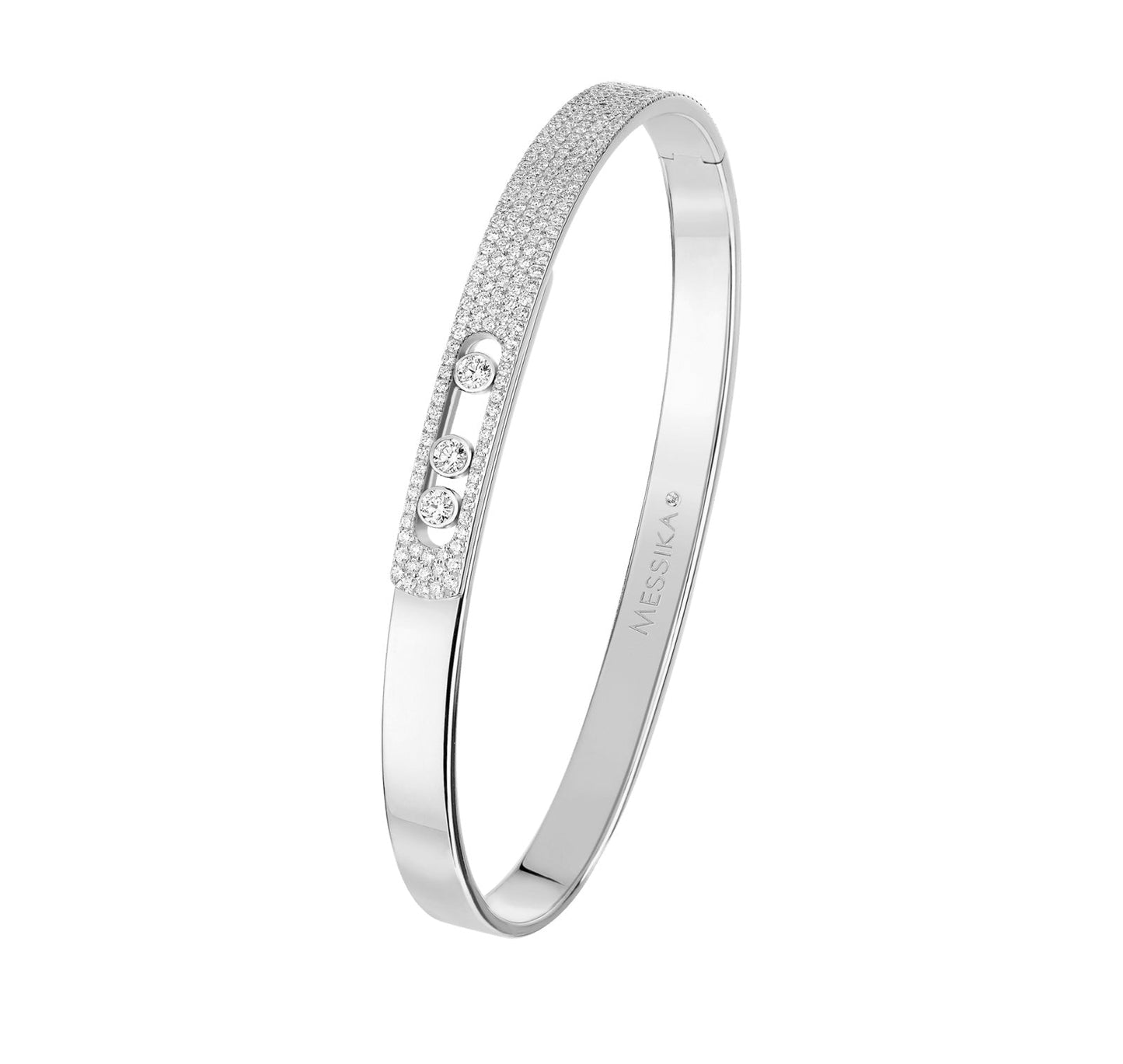 Diamant-Charm-Armreif (alle Farben)