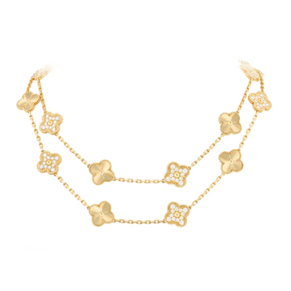 Coki Lange Melli Halskette - Diamant / Gold
