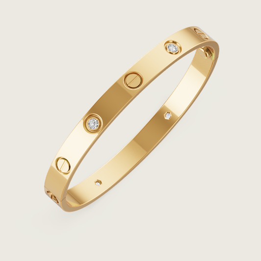 Ava 4-Diamanten-Armring