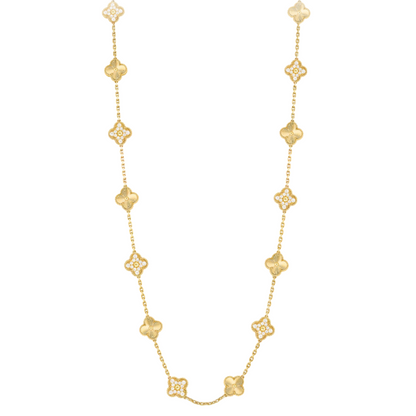 Coki Lange Melli Halskette - Diamant / Gold