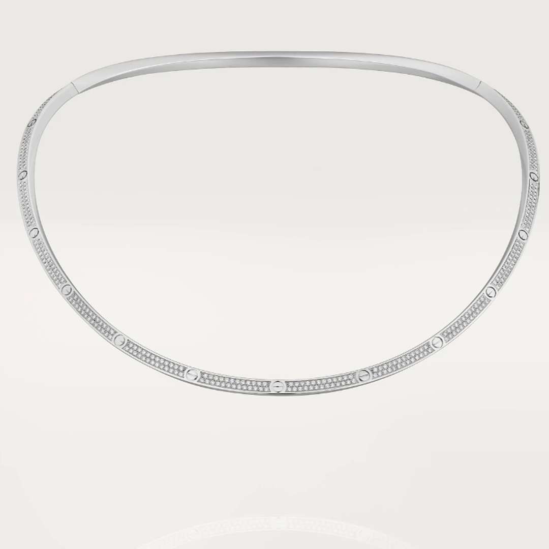 Adele Halskette - Silber / Diamant