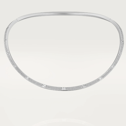 Adele Halskette - Silber / Diamant