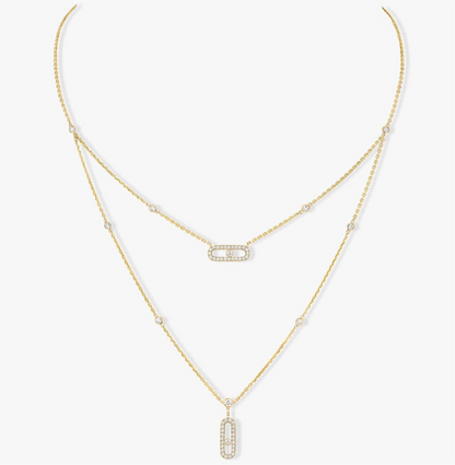 Mollyanne-Halskette (in Gold und Silber)