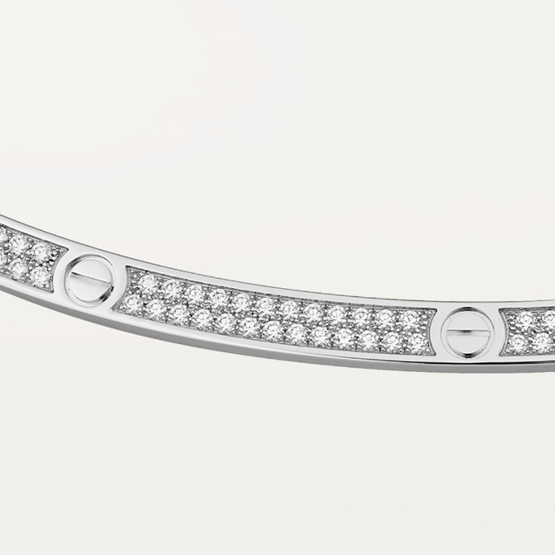 Adele Halskette - Silber / Diamant