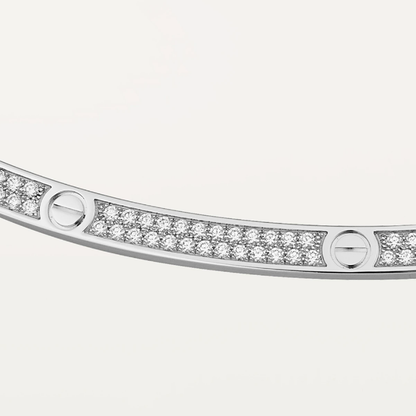 Adele Halskette - Silber / Diamant