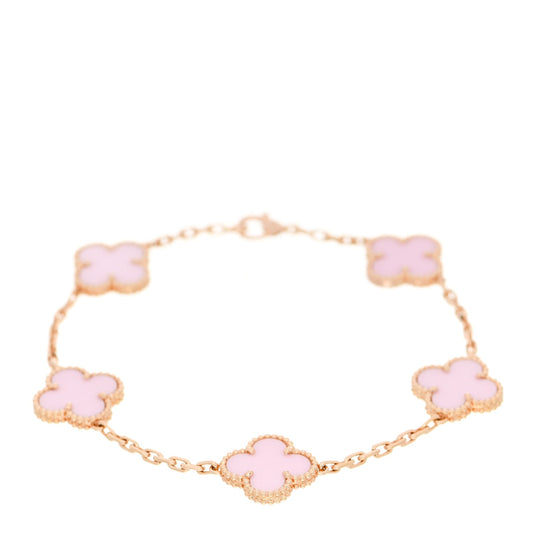 Bernsteinarmband - Rosa