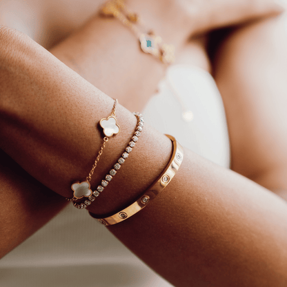 Weißklee-Armband 