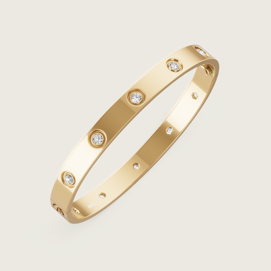 Ava 10-Diamanten-Armreif