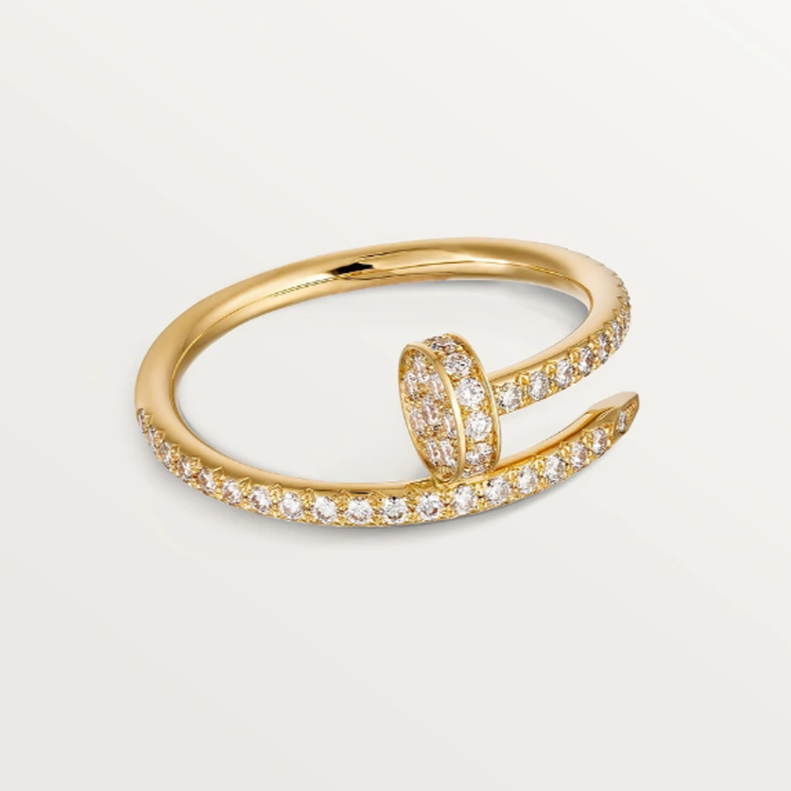 Diamant-Nagelring - Dünn 