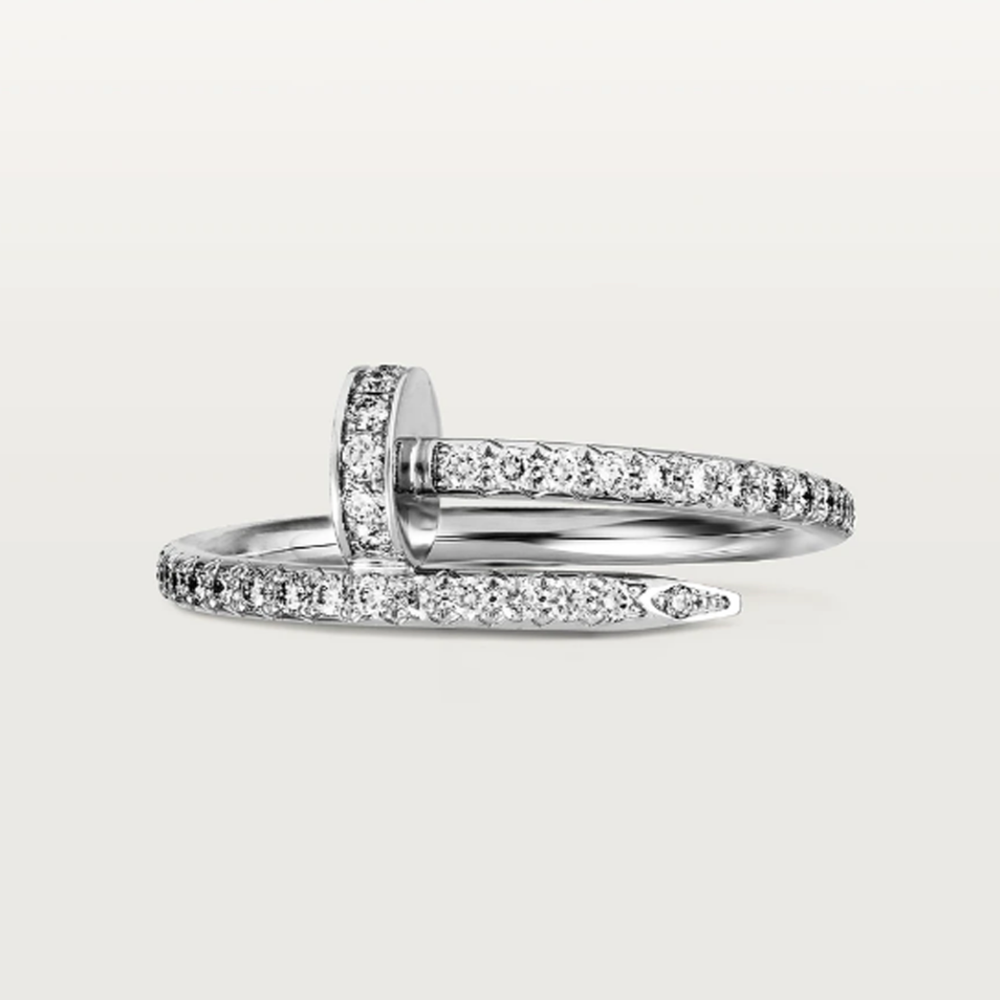 Diamant-Nagelring - Dünn 