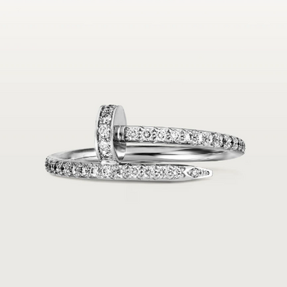 Diamant-Nagelring - Dünn 