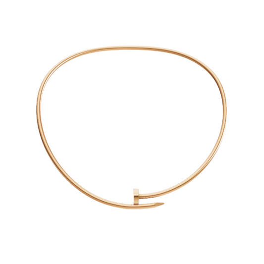 Asche Halskette - Gelbgold