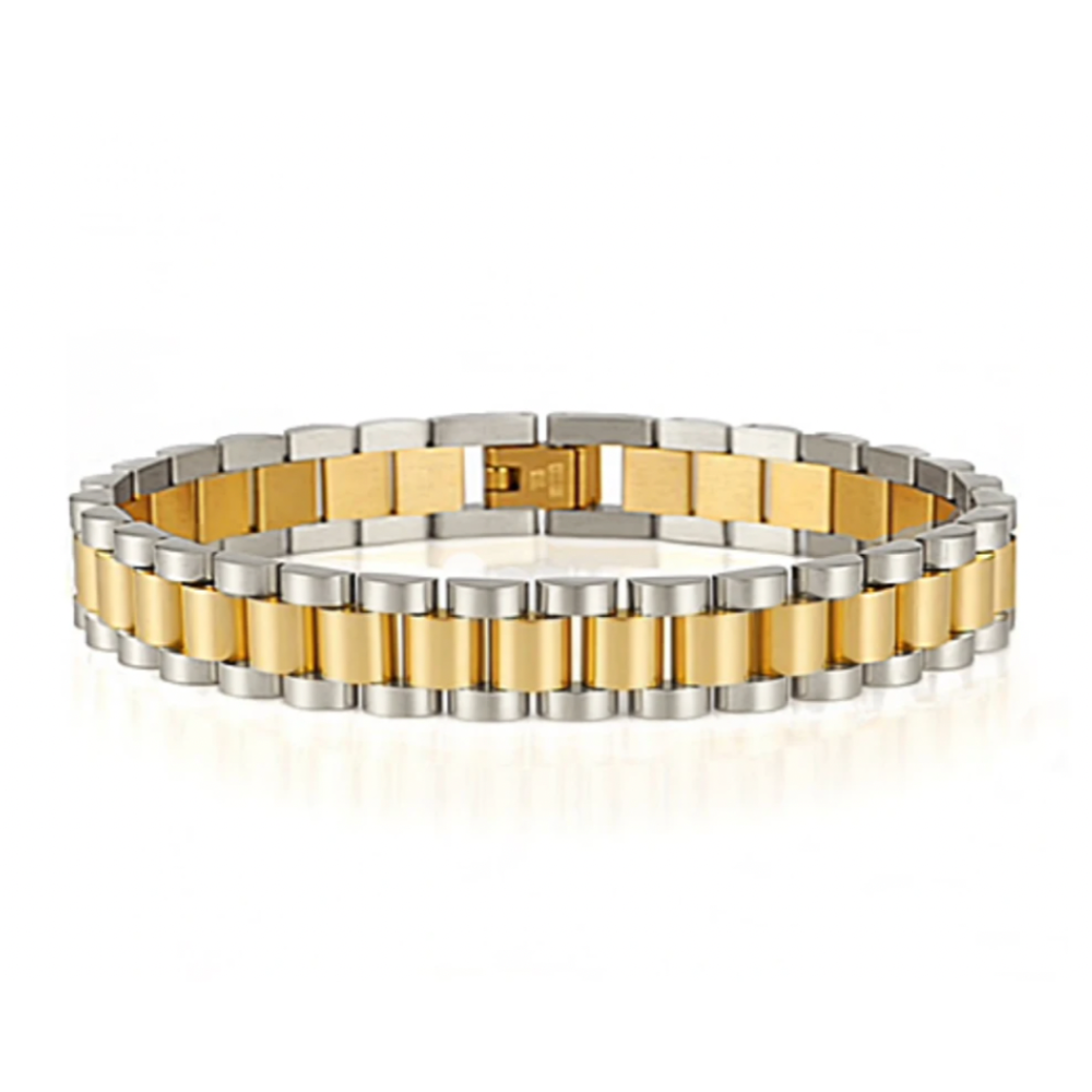 Juliana Doppeltes Uhrenarmband - Gold / Silber