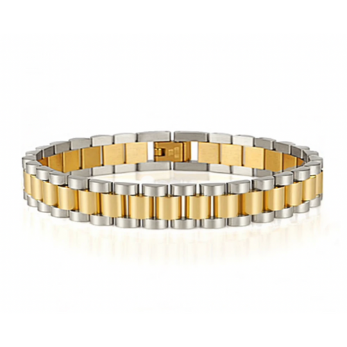 Juliana Doppeltes Uhrenarmband - Gold / Silber