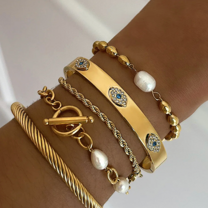 Topas Armband - Gold