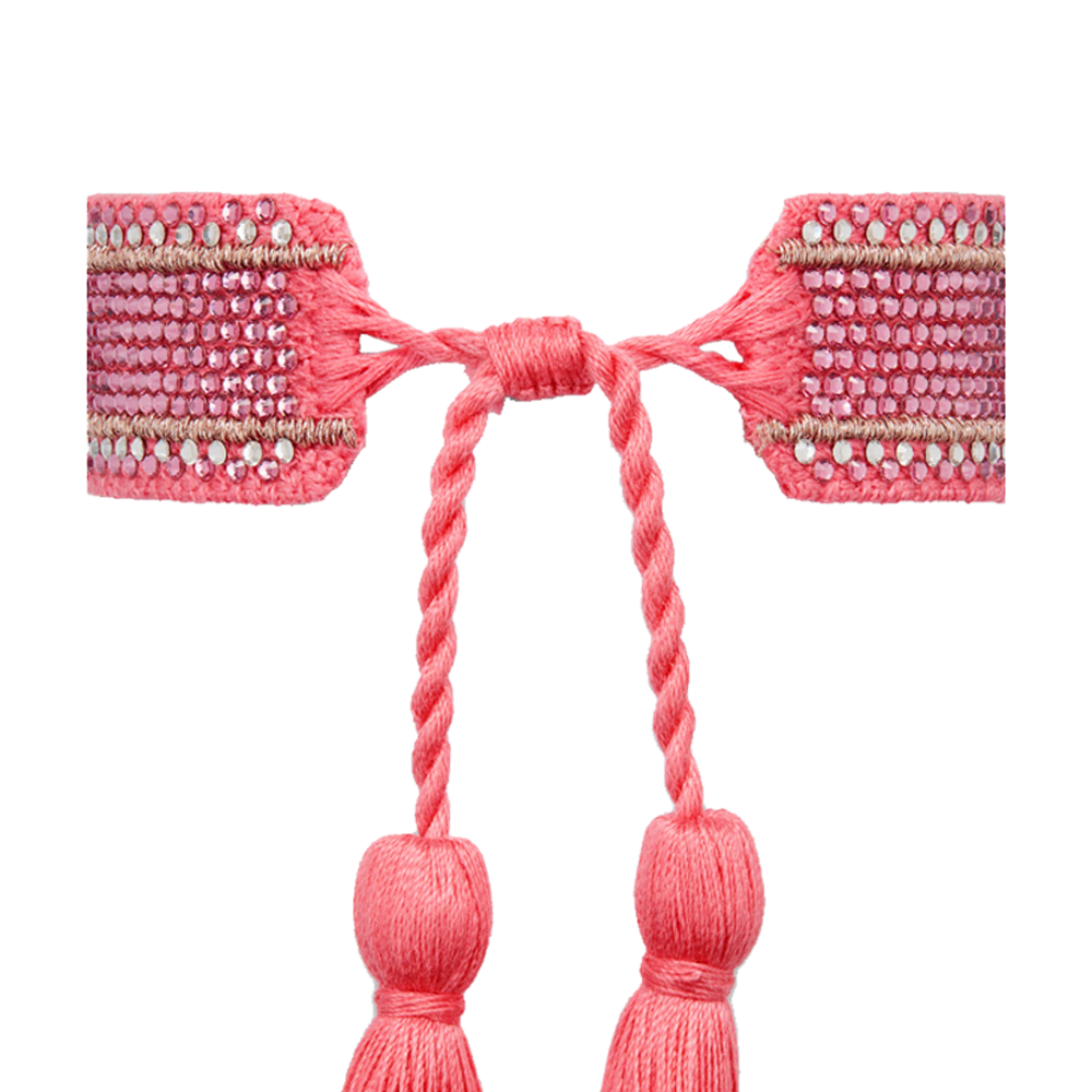 Diana Armband - Rosa / Glitzer